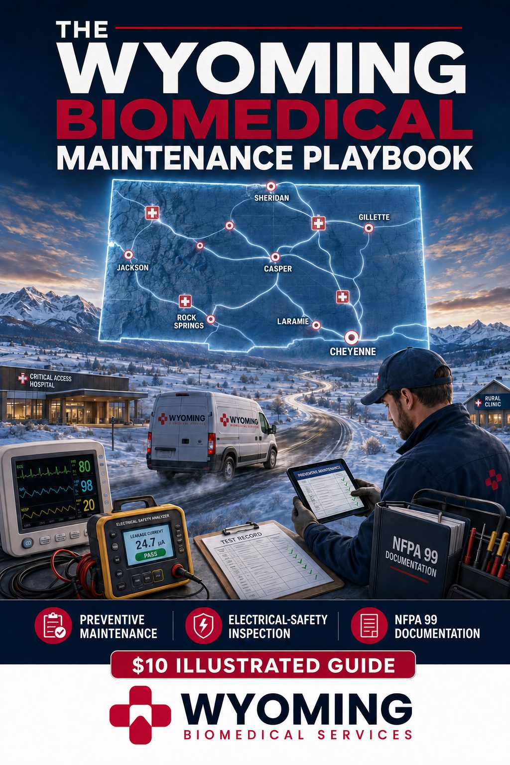 The Wyoming Biomedical Maintenance Playbook — eBook cover